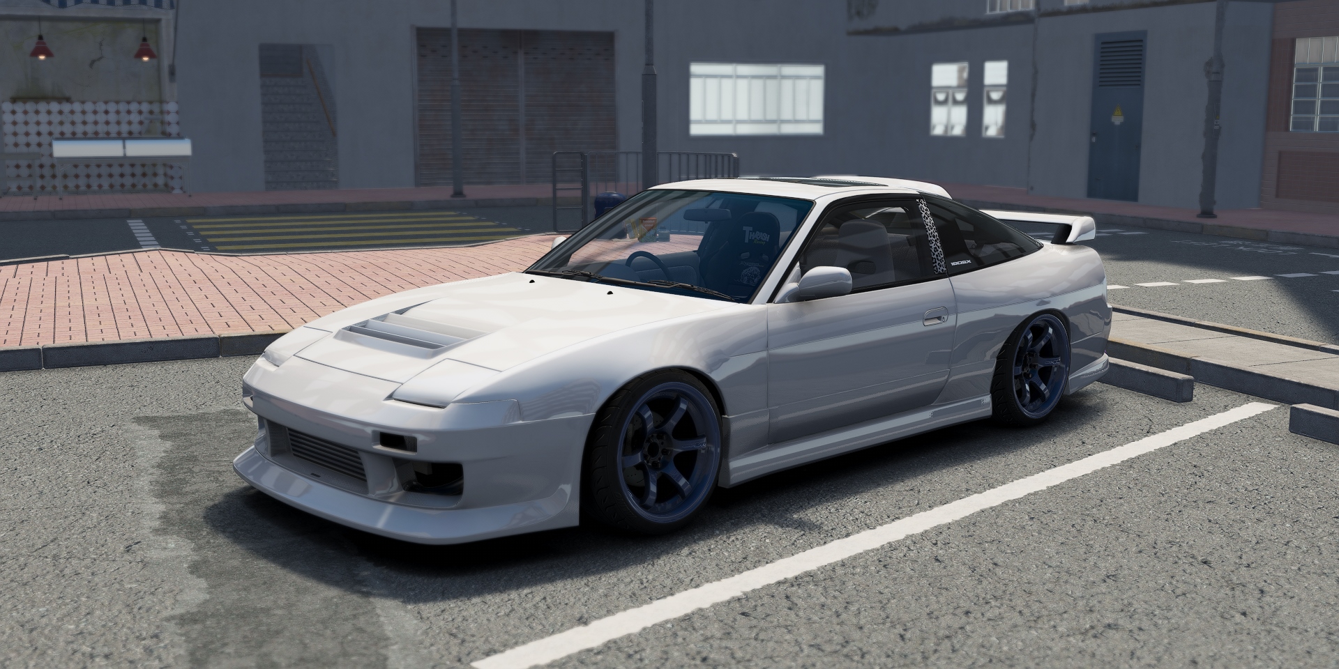 DWG Nissan 180SX GP Sports G-Four, skin Aspen_White