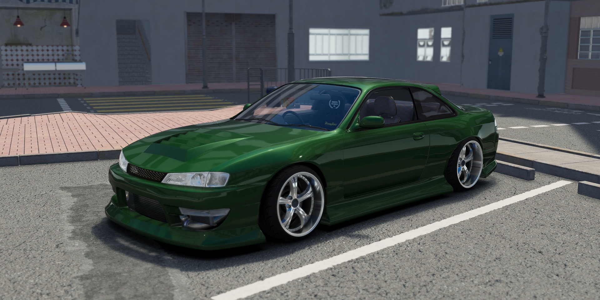 DWG Nissan Silvia S14 Kouki Doof, skin green