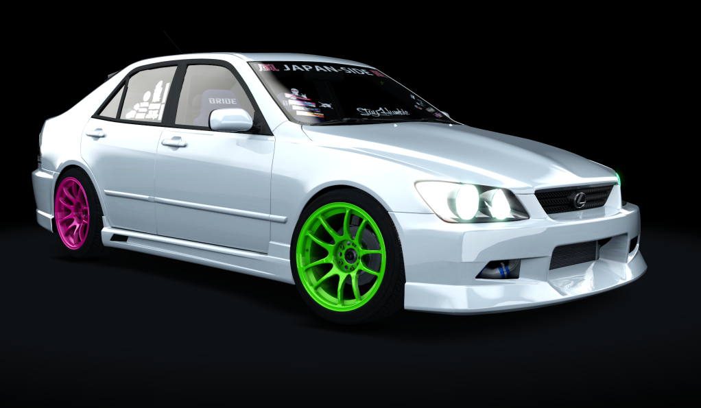 風 J-SiDE Lexus IS300 (Street), skin Crystal_White