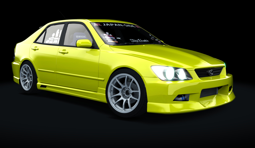 風 J-SiDE Lexus IS300 (Street), skin Solar_Yellow