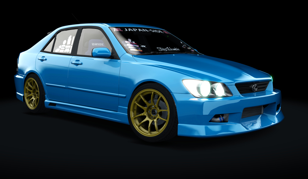 風 J-SiDE Lexus IS300 (Street), skin candy_blue