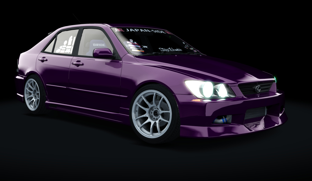 風 J-SiDE Lexus IS300 (Street), skin candy_darkpurple