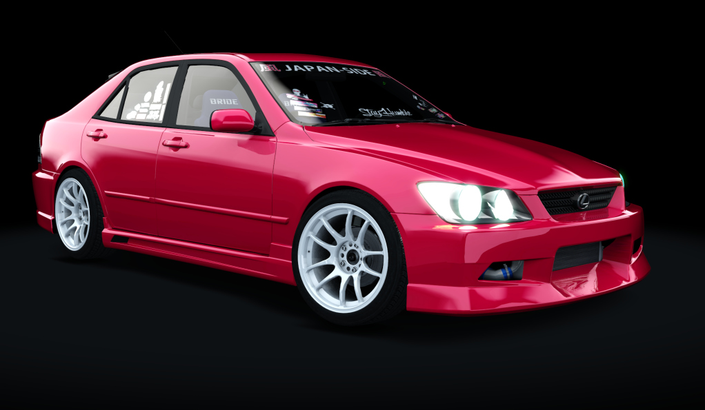 風 J-SiDE Lexus IS300 (Street), skin candy_red