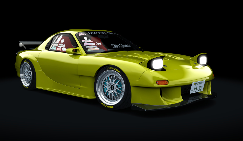 風 J-SiDE Mazda FD RX-7 (Street), skin Yellow