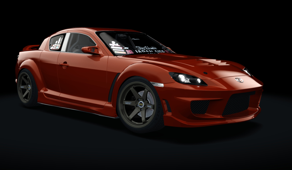 風 J-SiDE Mazda RX-8 (Street), skin Soul Red