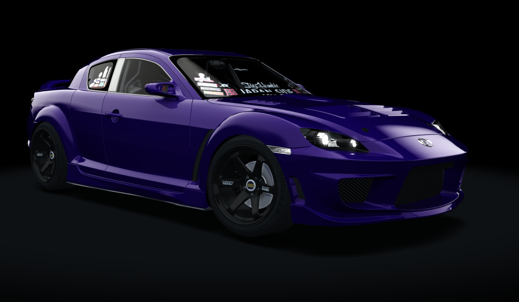 風 J-SiDE Mazda RX-8 (Street), skin Strato Blue Mica