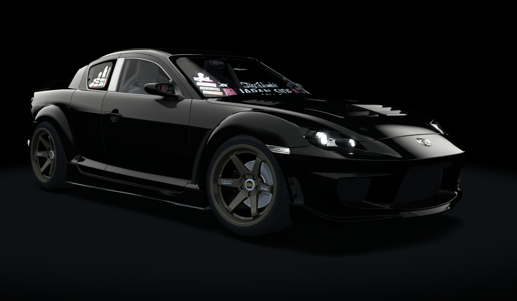 風 J-SiDE Mazda RX-8 (Street), skin Vampire Black