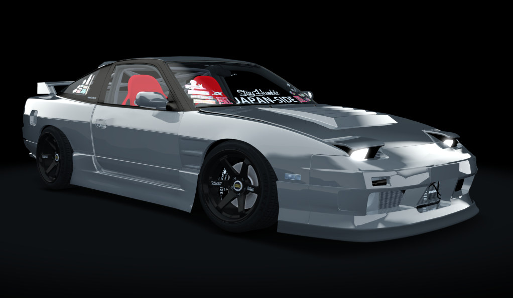 風 J-SiDE Nissan 180Sx (Street), skin Grey