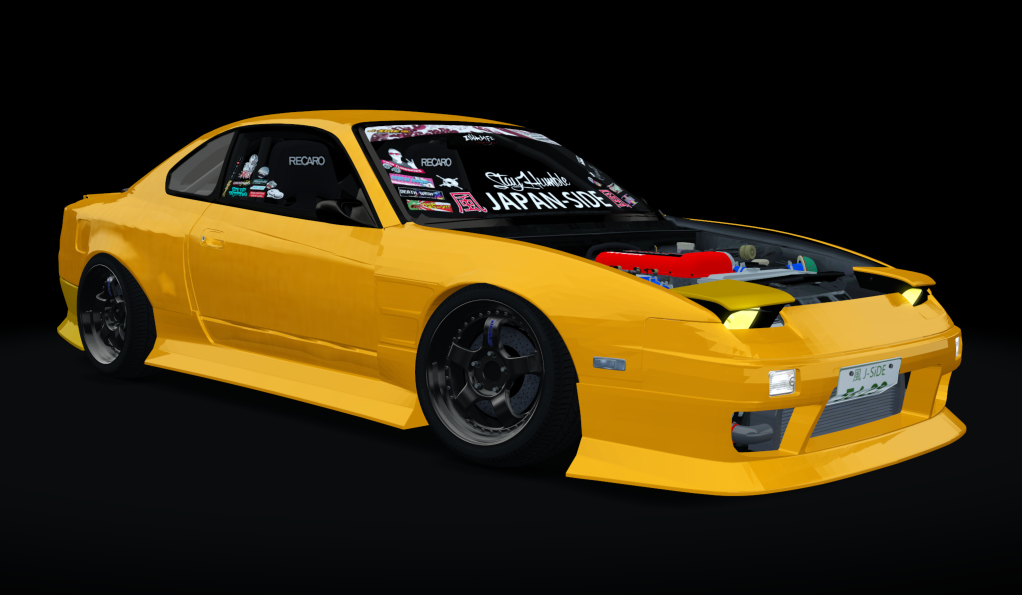 風 J-SiDE Nissan Silvia S15 No Bonnet (Street), skin ORANGE