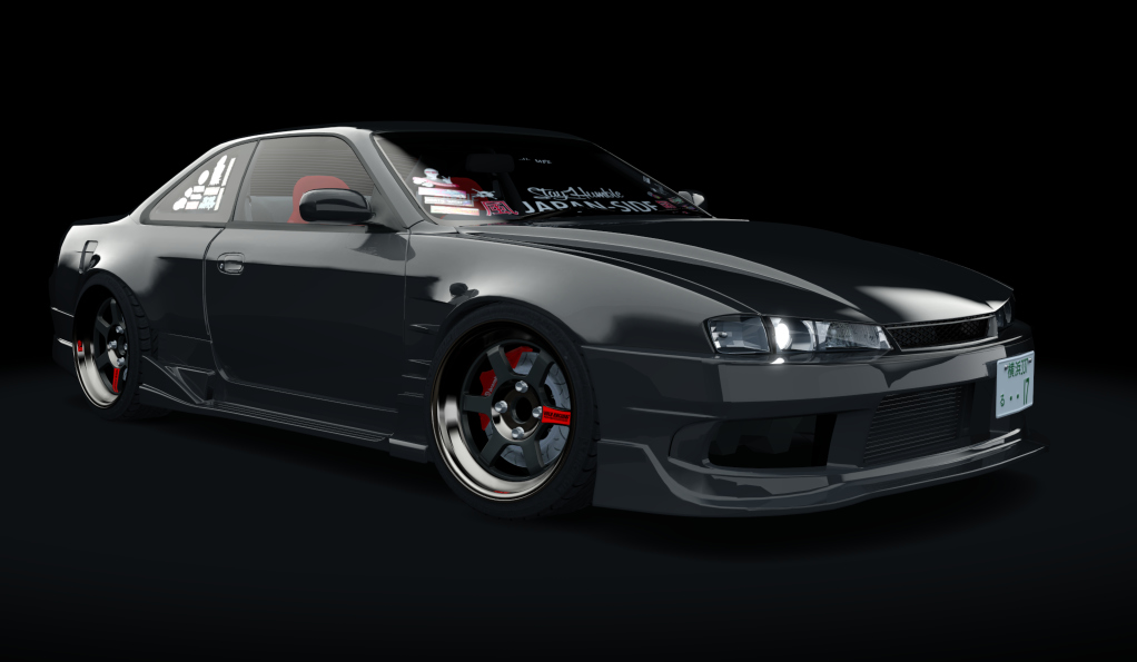 風 J-SiDE Nissan Silvia S14 Kouki (Street), skin Black_Pearl