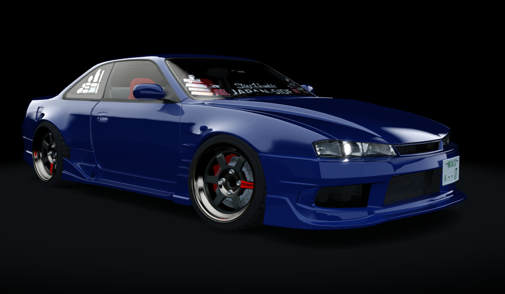 風 J-SiDE Nissan Silvia S14 Kouki (Street), skin Deep_Marine_Blue