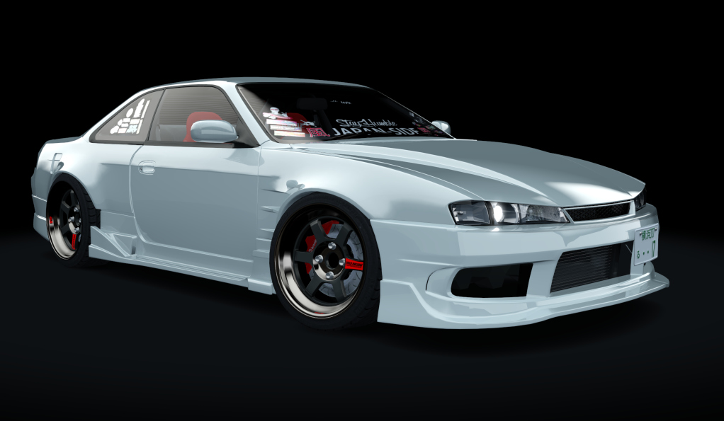 風 J-SiDE Nissan Silvia S14 Kouki (Street), skin Sonic_Silver