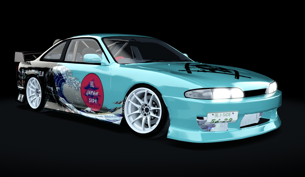 風 J-SiDE Nissan Silvia S14 Zenki (Street), skin J-side #2