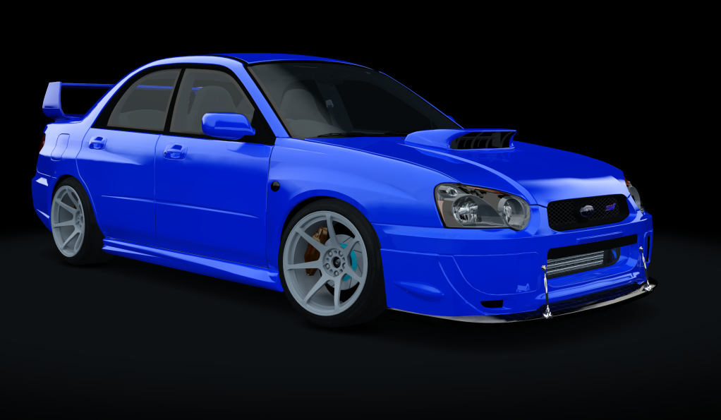 風 J-SiDE Subaru Wrx (Street), skin blue