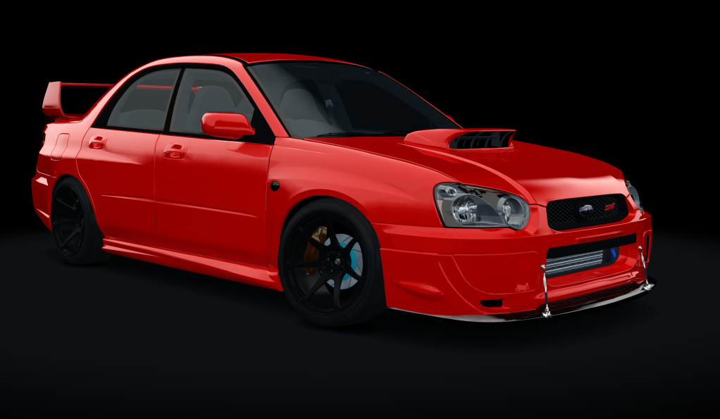 風 J-SiDE Subaru Wrx (Street), skin red