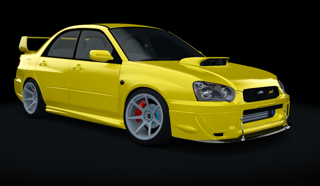 風 J-SiDE Subaru Wrx (Street), skin yellow