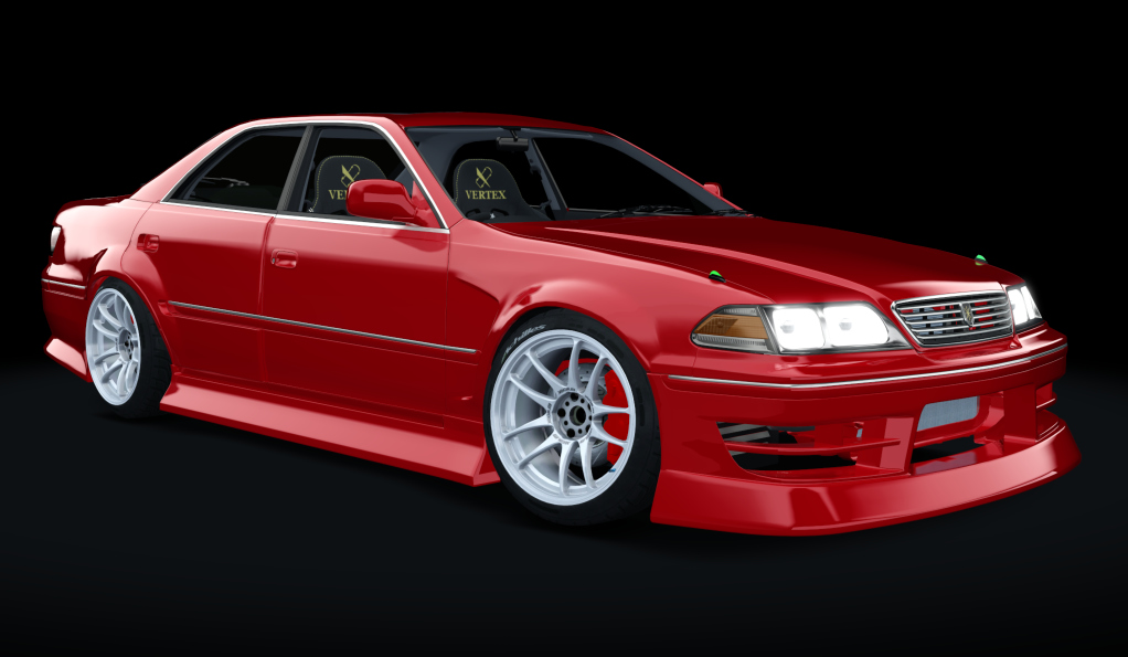 風 J-SiDE Toyota JZX100 MK2 (Street), skin Red