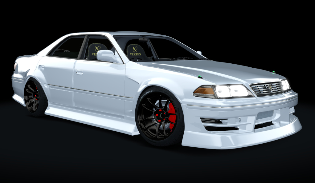 風 J-SiDE Toyota JZX100 MK2 (Street), skin White