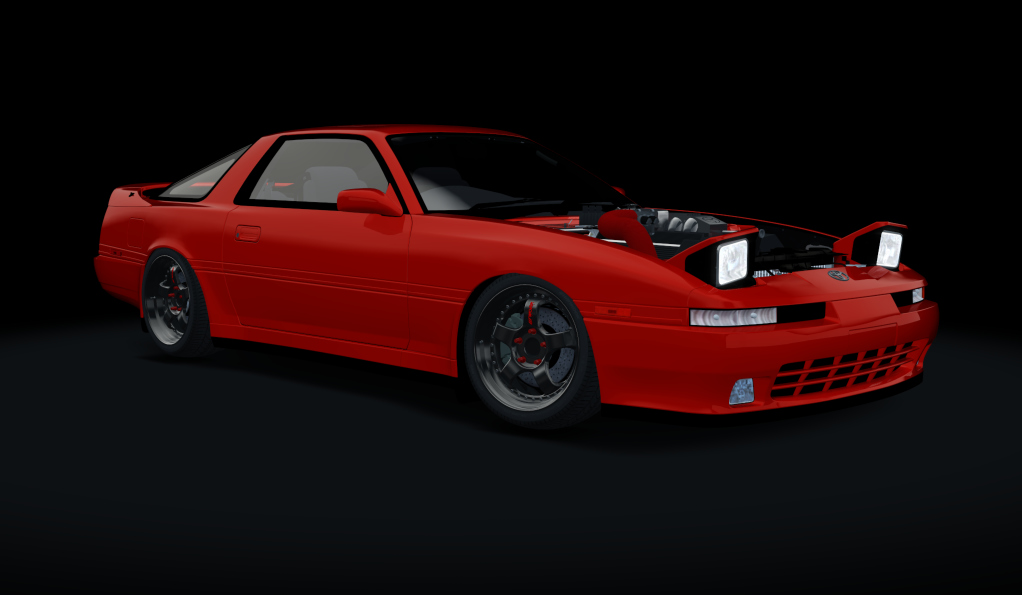 風 J-SiDE Toyota Supra A70 (Street), skin Red