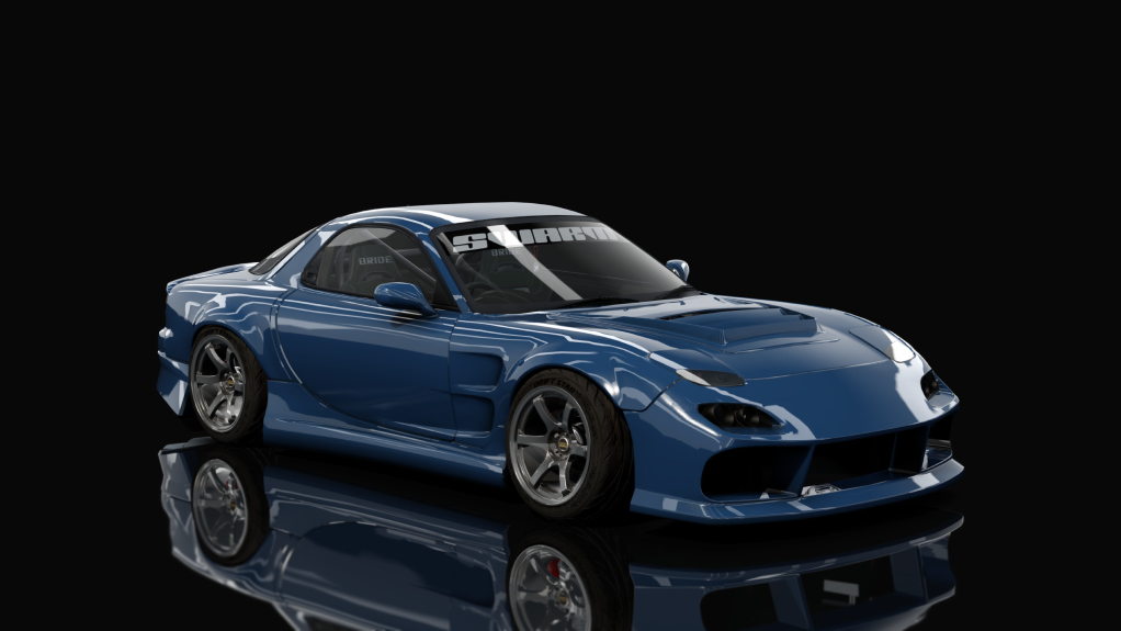 SWARM || Delta FD Rx7, skin blue mica