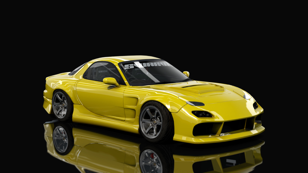 SWARM || Delta FD Rx7, skin competition yellow
