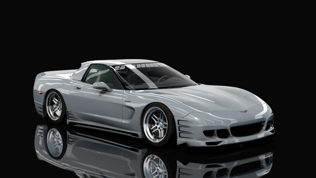SWARM || LHD Victor C5 Z06, skin Gunmetal Silver