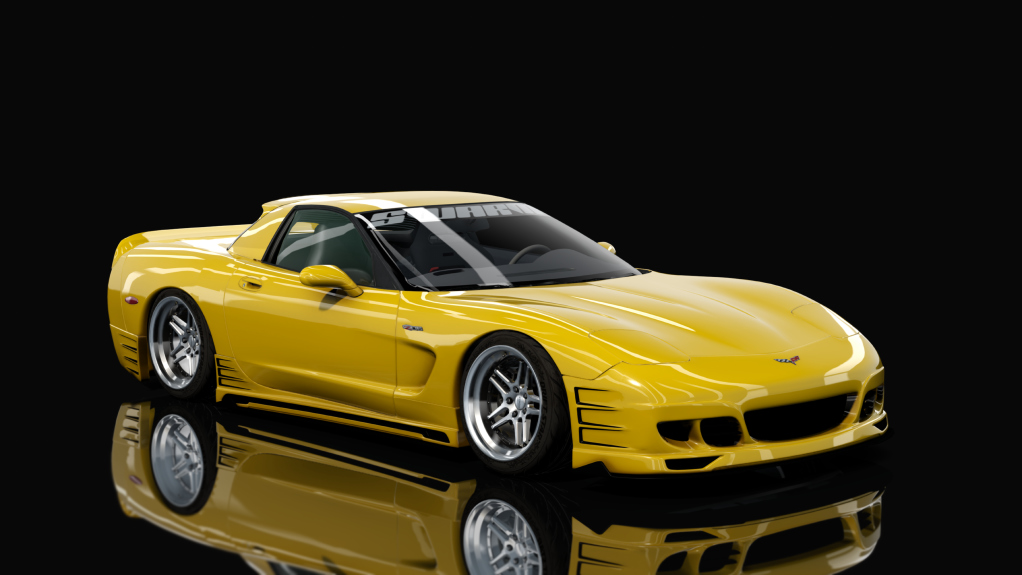 SWARM || LHD Victor C5 Z06, skin yellowz06