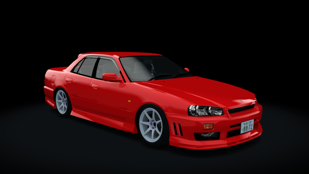 Nissan Skyline HR34, skin 01_active_red